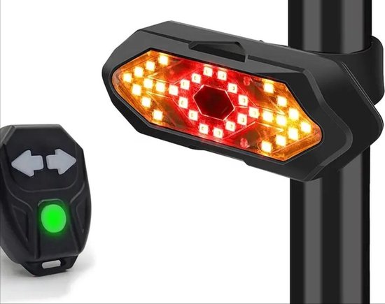 *** LED Richtingaanwijzer Fiets en of Scootmobiel - Knipperlicht - Draadloos - Fietsverlichting - Veilig Onderweg - van Heble® *** — afbeelding 4