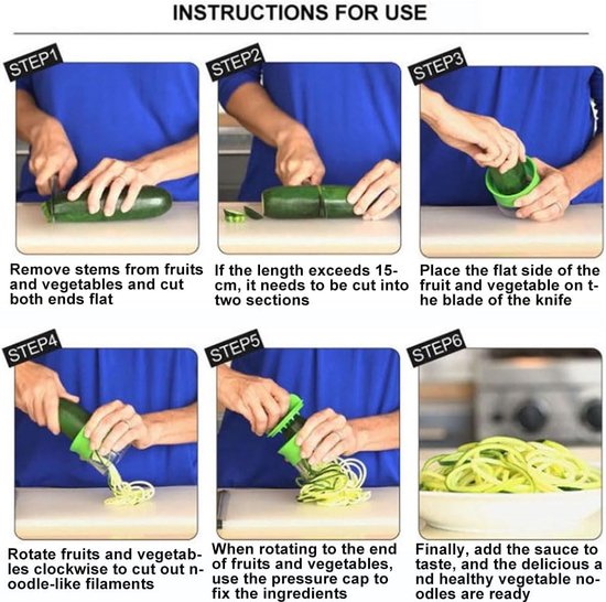 Hoe maak je courgette spaghetti