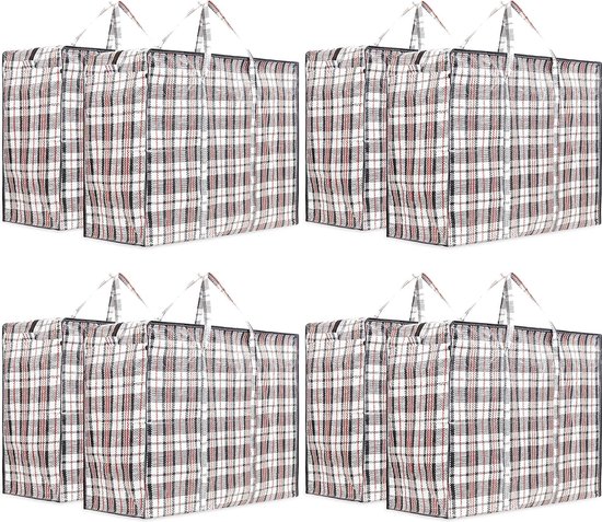 4-pack Extra Grote Opbergzakken Met Ritsen, Doorzichtige Verhuisdozen Met Deksels Voor Kleding Dekbedden Wasgoed Bewegende Onder Bed Organizer 2