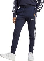 adidas Sportswear Essentials French Terry Tapered Cuff 3-Stripes Broek - Heren - Blauw- 2XL