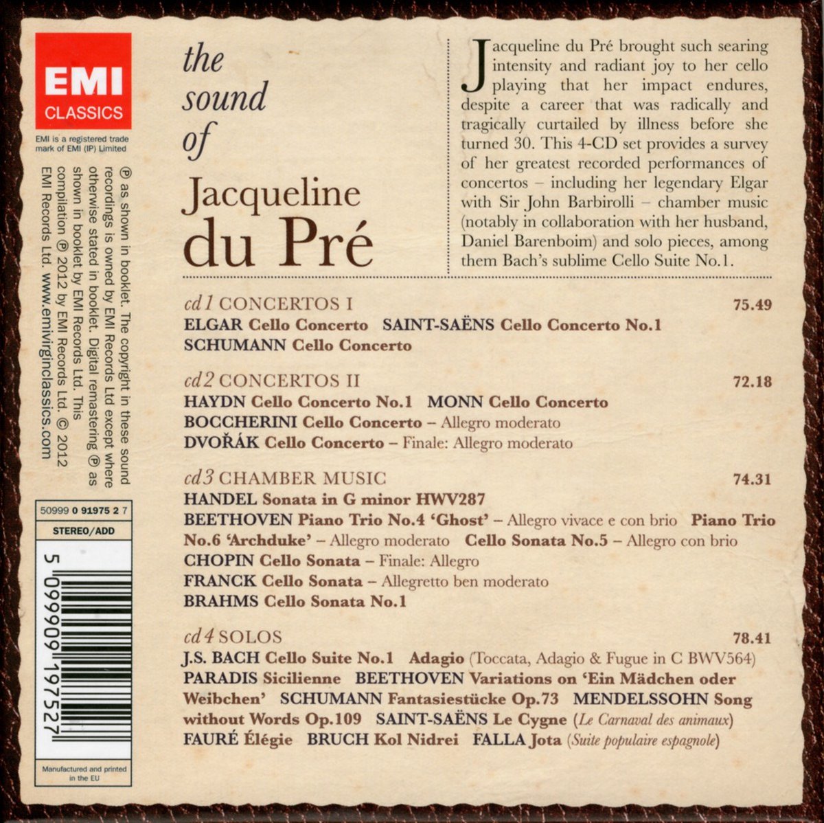 The Sound Of Jacqueline Du PrÉ