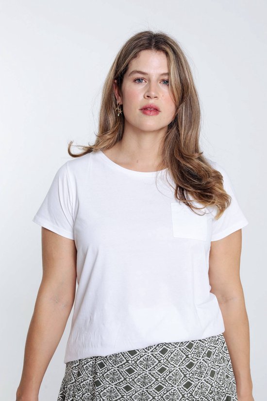 Paprika T-shirt uni en coton biologique
