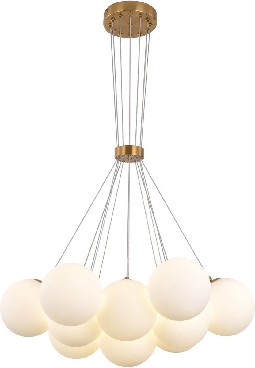 Hanglamp Jenna White Gold 13-Licht