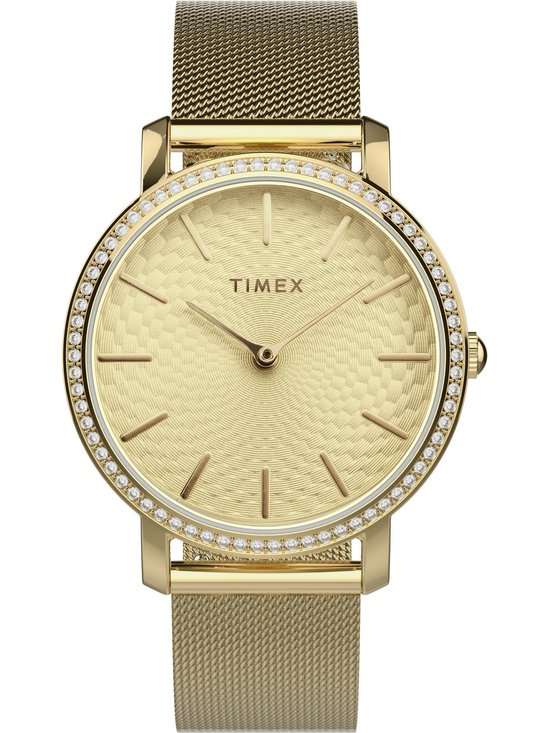 Timex Transcend TW2V52200 Horloge - Staal - Goudkleurig - Ø 34 mm