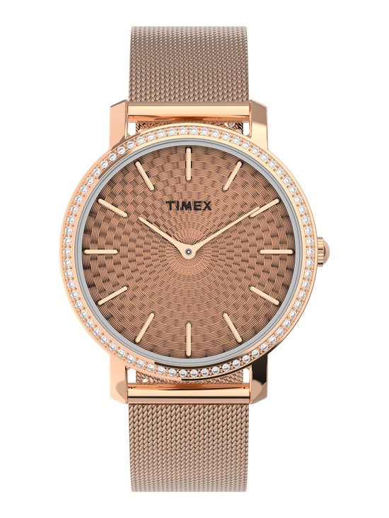 Timex Transcend TW2V52500 Horloge - Staal - Rosékleurig - Ø 34 mm