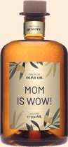 Olijfolie met Etiket: Mom Is Wow - Origineel Moederdag Cadeau - makeyour.com - Premium Olijfolie - makeyour.com