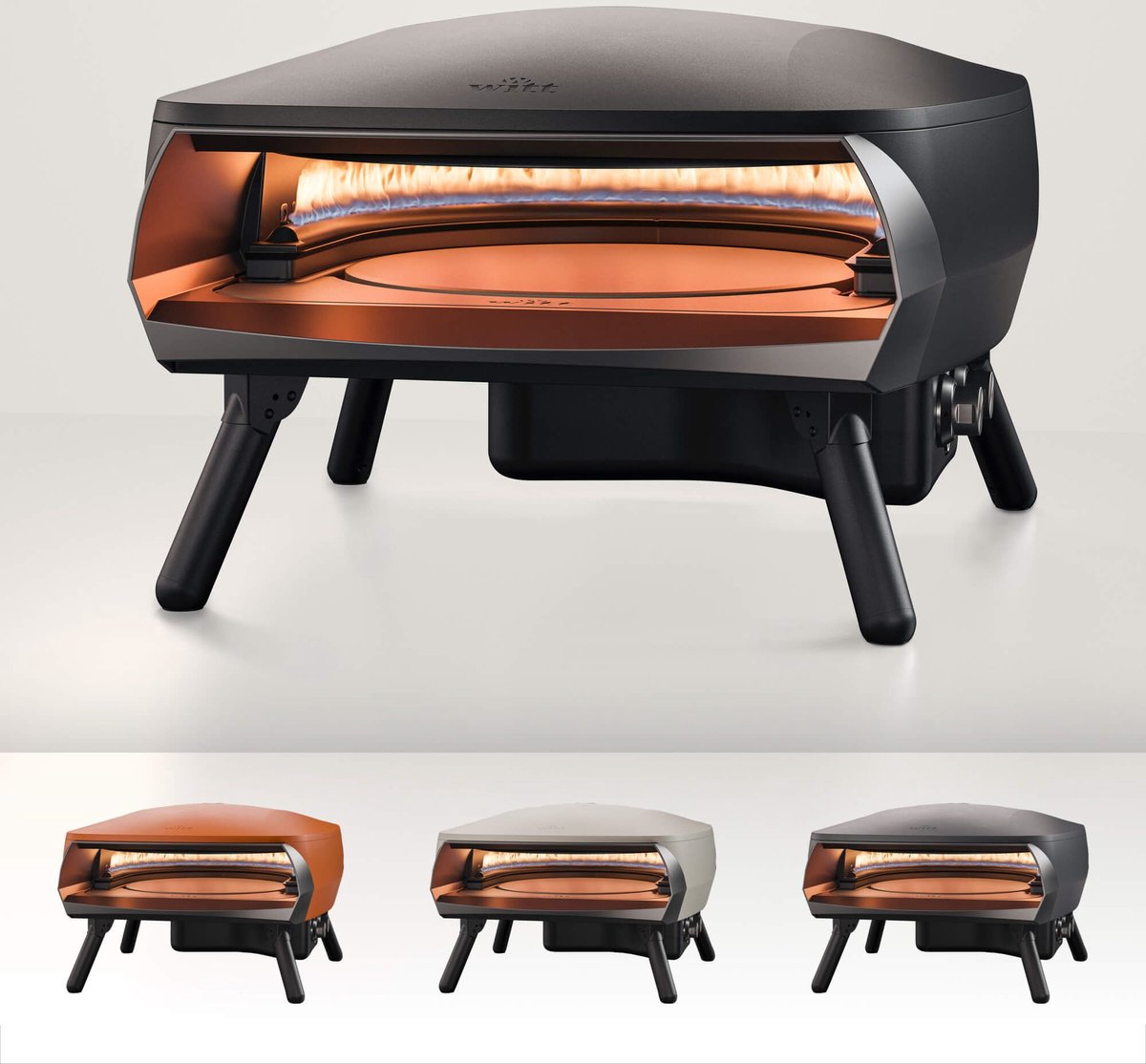 Witt Etna Rotante - Four à pizza au gaz - Noir