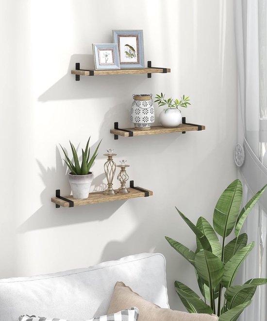 Wandrek Ronda Lifa Living Metaal en Hout