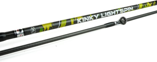 DLT Kinky Light Spin - 2.70m - 2-12g - Zwart - Spinhengel - Roofvis Hengel - Werphengel - Carbon - Streetfishing van DLT — afbeelding 2