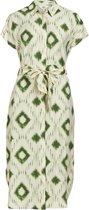 Object Objberry S/s Long Dress Jurken Dames - Kleedje - Rok - Jurk - Zand - Maat 36