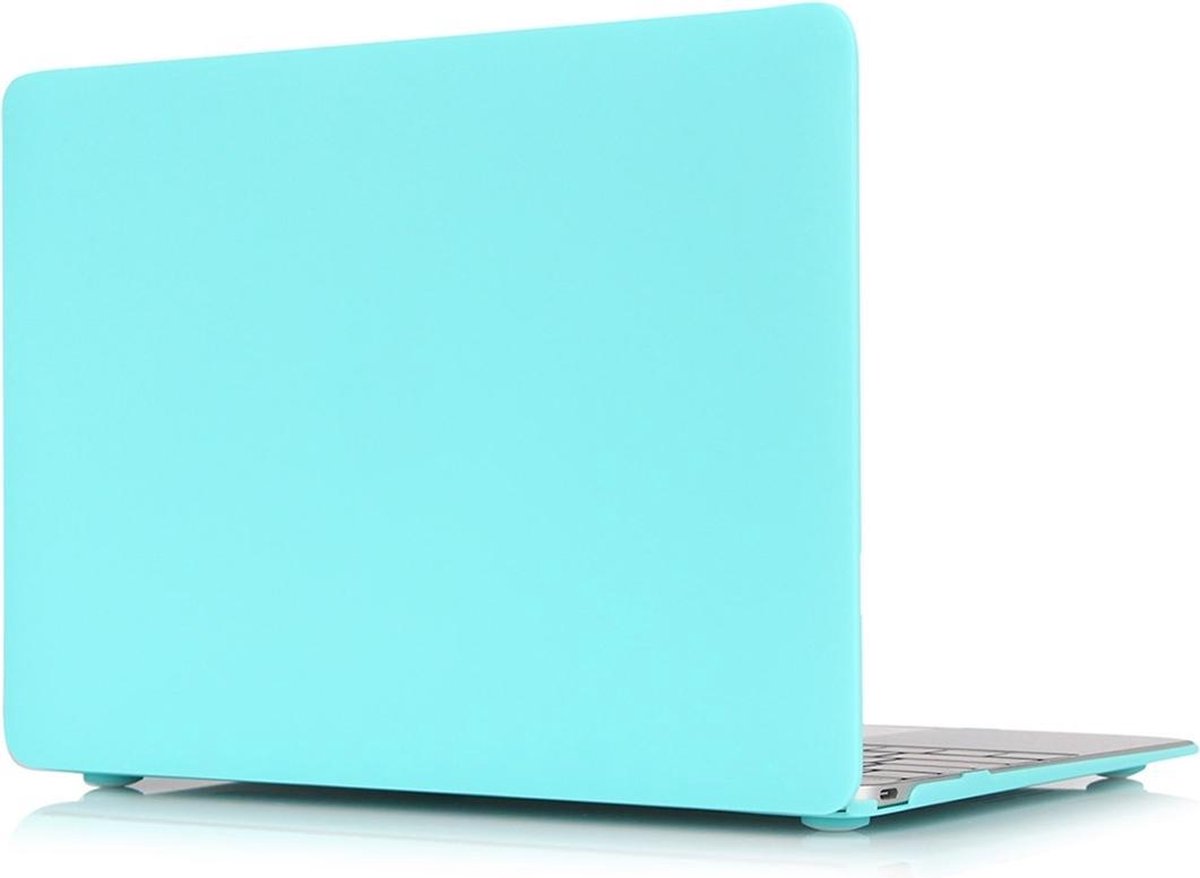 Macbook Air (2018) 13,3 inch Premium bescherming matte hard case cover laptop hoes hardshell + dust plugs |Lichtblauw / Light Blue|TrendParts