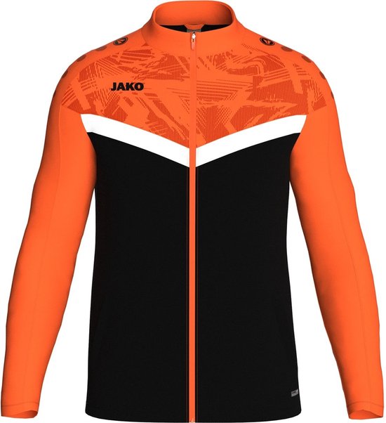 Jako Iconic Polyestervest Kinderen - Zwart / Fluo Oranje | Maat: 140