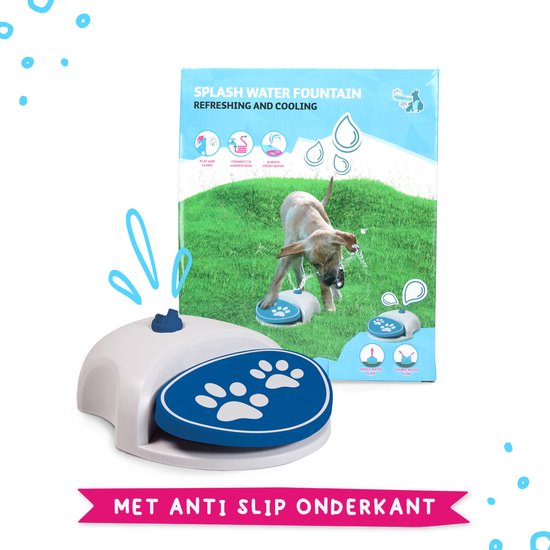 Verkoeling hond met drinkfontein