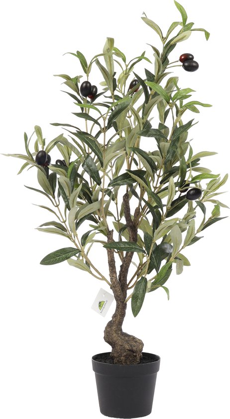 Kunst Olijfboom Bardi | 65cm - Namaak olijfboom Bardi - Kunstplanten voor binnen - Kunstplant Olijfboom Bardi