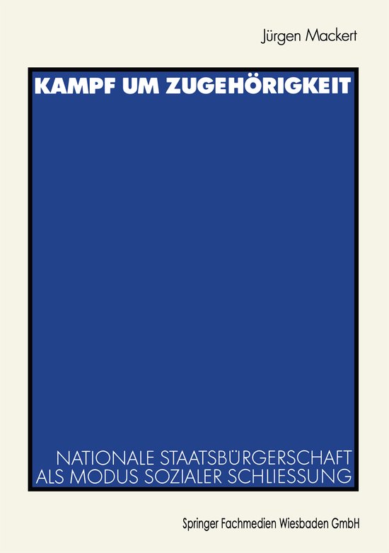 Kampf Um Zugehörigkeit - cover