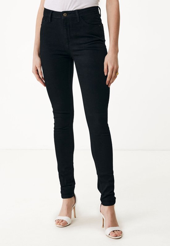 ANDREA High Waist/ Skinny Leg Jeans Dames - Black Stone - Maat 31/32