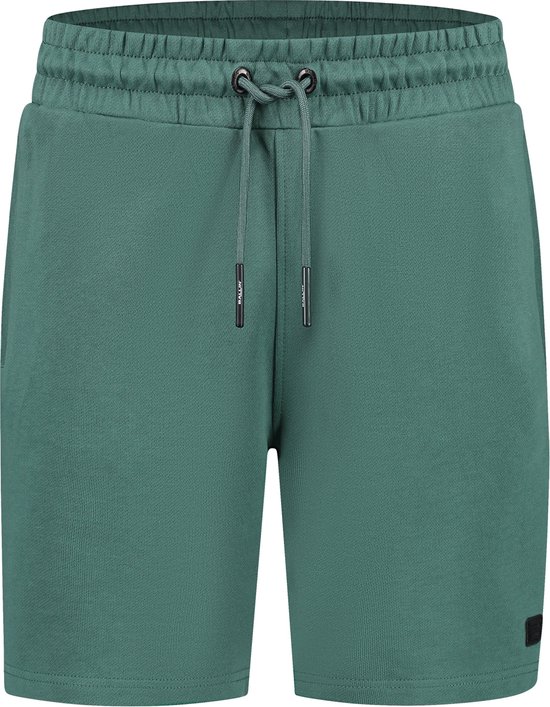 Ballin Amsterdam - Heren Regular fit Shorts Sweat - Faded Green - Maat XXL