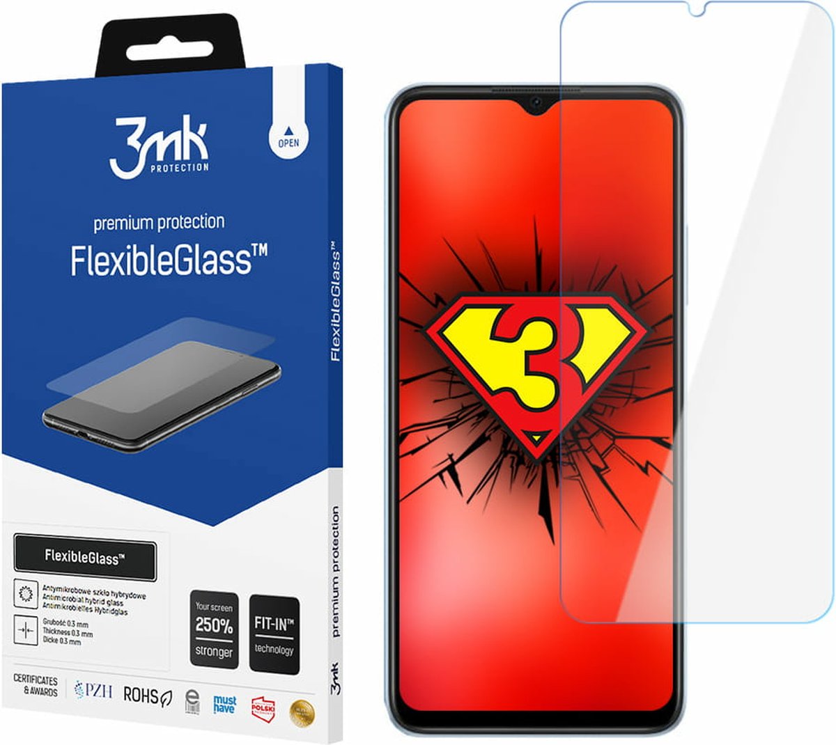 Oppo A17 - 3mk FlexibleGlass