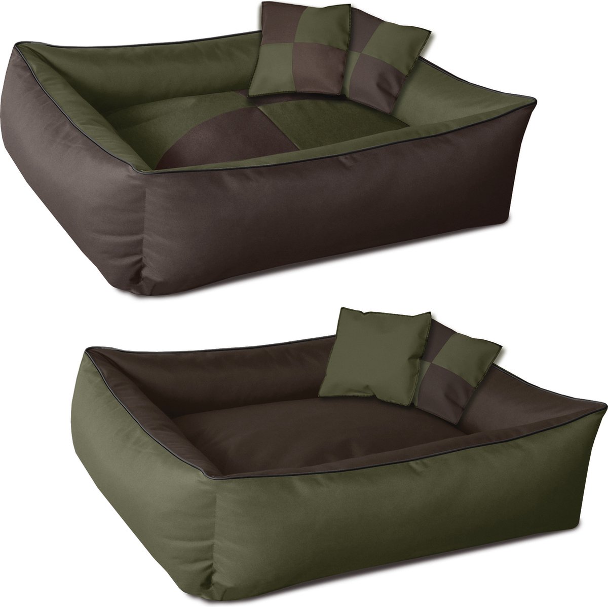 BedDog Hondenmand MAX QUATTRO 4in1, Vierkant Hondenk Grote Hondenbed Hondensofa Hondenhuis Met Afneembare Hoez Wasbaar Maat M Xxxl 1128695619