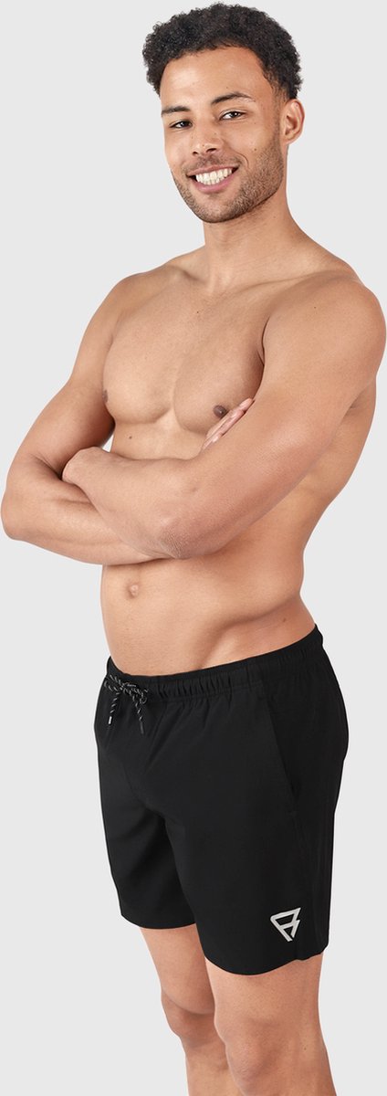 Brunotti Bru - conic Zwembroek Heren - Zwemshort met 4 - Way Stretch - Black — afbeelding 5