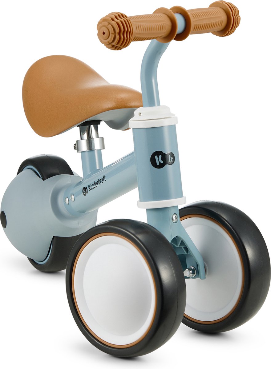 Kinderkraft CUTIE Driewieler Loopfiets - Vanaf 1 Jaar - Blauw thumbnail 4