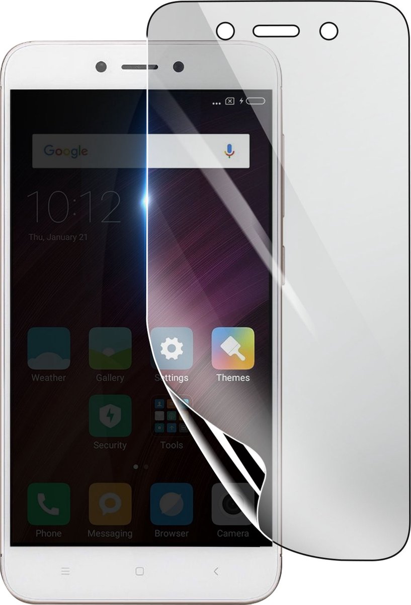 3mk, Geschikt voor Xiaomi Redmi 4X, Schokbestendige Hydrogel Screenprotector, Transparant