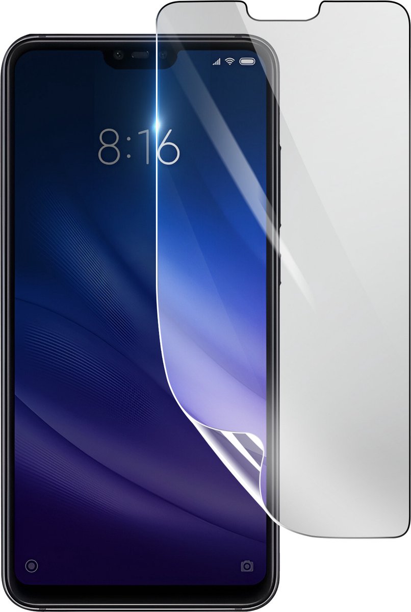 3mk, Geschikt voor Xiaomi Mi 8 Lite, Schokbestendige Hydrogel Screenprotector, Transparant