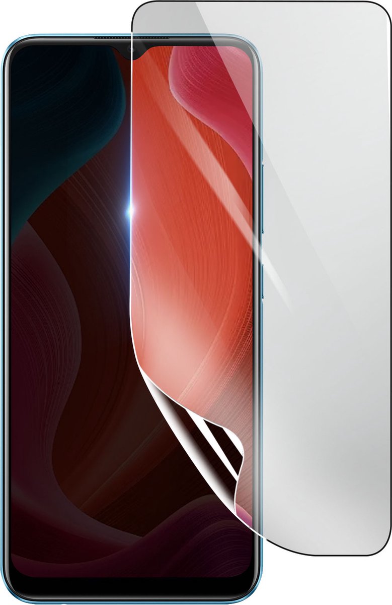 3mk, Geschikt voor Realme C21Y, Schokbestendige Hydrogel Screenprotector, Transparant