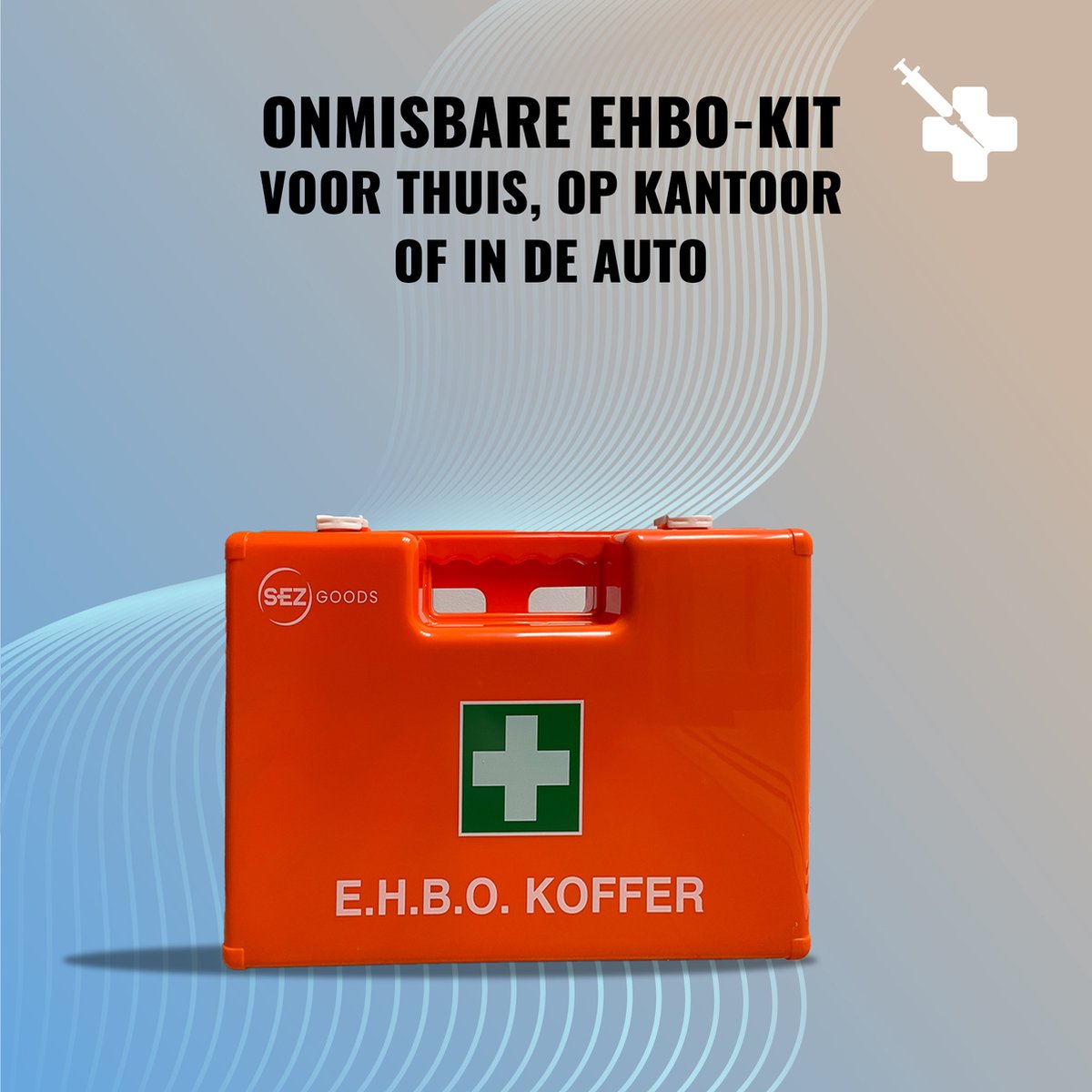 SEZGoods Ehbo Koffer - 105 Delig - Met Wandhouder - Ehbo Doos - Ehbo Kit - Verbanddoos Voor Thuis, Kantoor & Auto - Verbandtrommel – foto 6