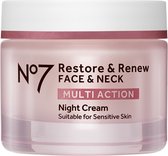 No7 Restore & Renew Face & Neck Multi Action Nachtcrème