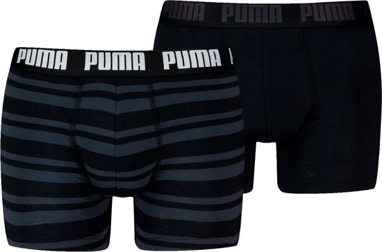 Puma - Heritage Stripe Boxer 2-pack - Black