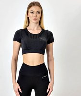 Crop Top Sans Couture Forza Zwart