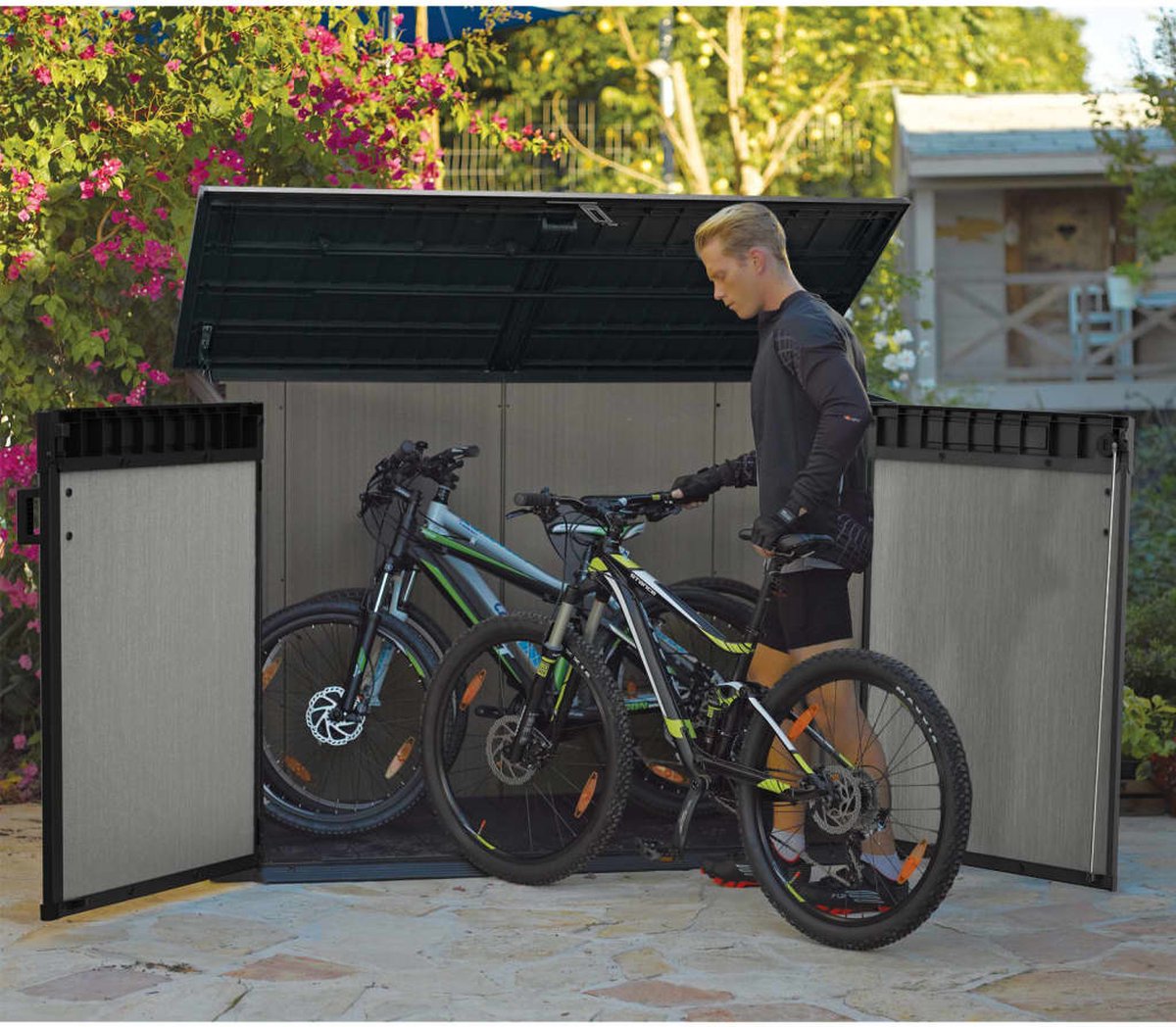 Keter Grande Store Opbergbox - 190,5x109,3x132,5cm - 2020L - Grijs