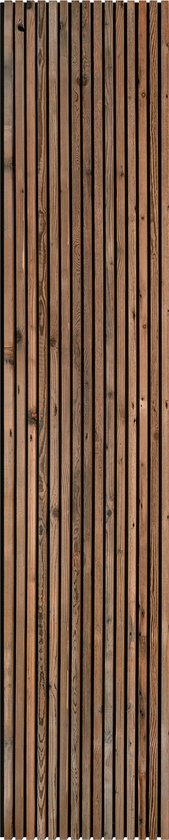 Woodschpanel Brushed Wood 300 | Akupanel van gerecycled geborsteld ECHT hout en vilt | NL hout en in NL geproduceerd | Geluidsdempend | Muurdecoratie | Wanddecoratie