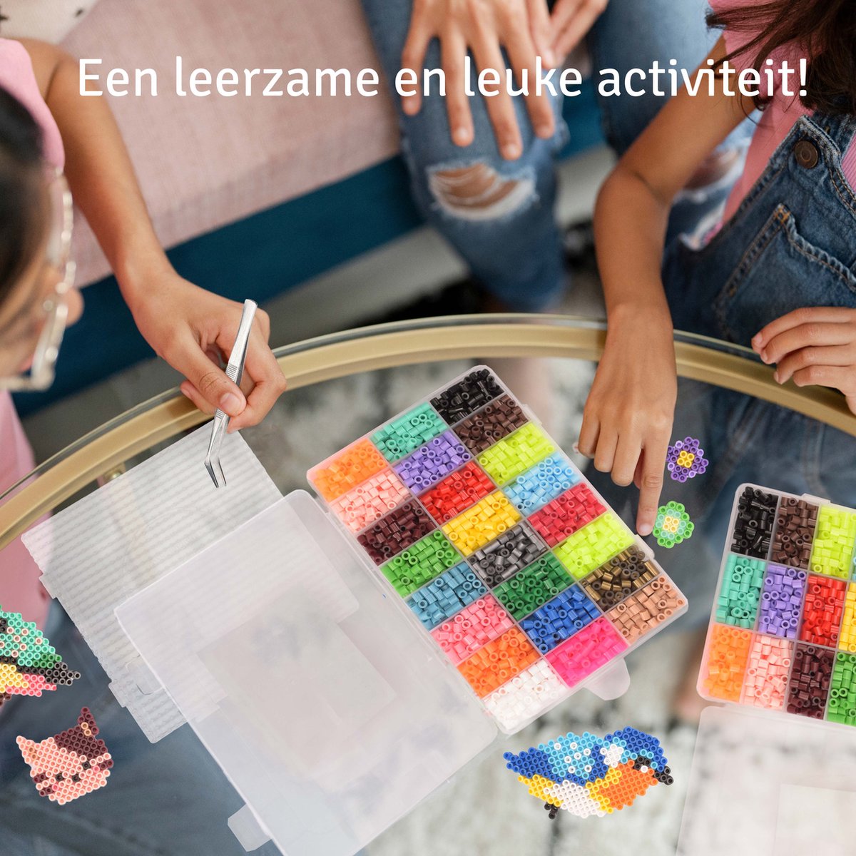 Vaessen Creative Strijkkralen Set - Assortiment - 24 kleuren - 5000 stuks — afbeelding 11
