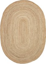 Kave Home - Corsa vloerkleed 100% jute Ø 160 x 230 cm