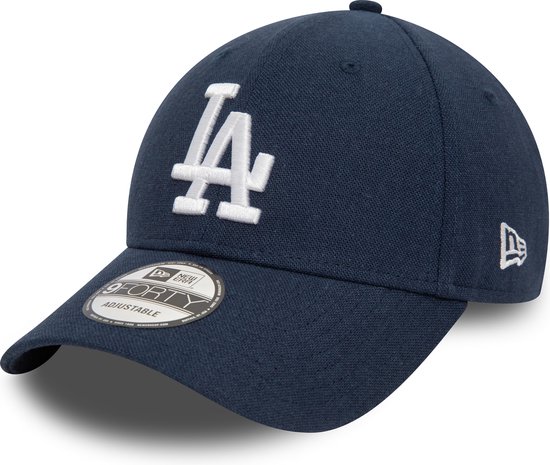 New Era - Casquette en lin bleu marine Los Angeles Dodgers