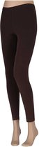 Leggings Femmes Katoen - Coffee Noir - L/XL - Leggings dames - Leggings dames adultes - Leggings coton - Leggings colorés