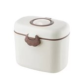 Boîte doseuse de Lait en poudre Bébé - comprenant une cuillère doseuse et une fourchette - Boîte de conservation des Nourriture pour bébé - 500 ml - Sans BPA