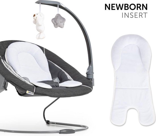 Hauck Alpha Bouncer 2 in 1 Deluxe - Wipstoel - Melange Grey van Hauck — afbeelding 4