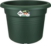Elho Green Basics Cilinder 55 - Bloempot voor Buiten - Ø 54.3 x H 41.2 cm - Blad Groen