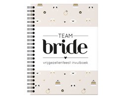 Fyllbooks Vrijgezellenfeest boekje 'Team Bride' - 25 personen - Bride to be