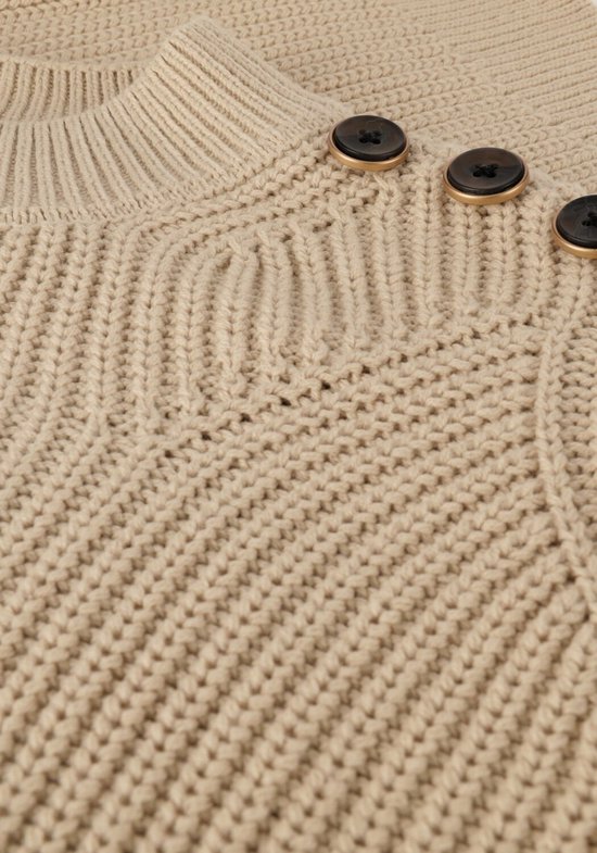 Minus Arya Knit Pullover Truien & vesten Dames - Sweater - Hoodie - Vest- Beige
