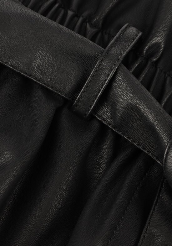 Notre-V Leather Short Billy Dames - Korte Broek - Zwart - Maat 38