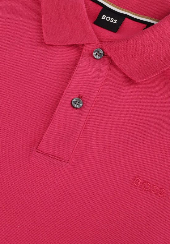 Boss Pallas Polo's & T-shirts Heren - Polo shirt - Roze - Maat 3XL