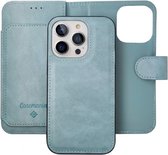 Casemania - iPhone 13 Pro - Bookcase incl. Pasjeshouder - Licht Blauw