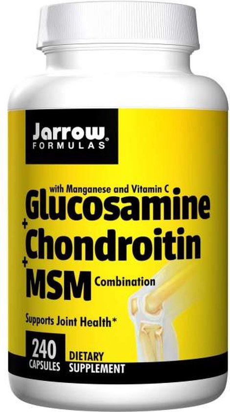 Jarrow Formulas Glucosamine + Chondroitin + MSM 240 capsules
