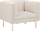 MOEN - Fauteuil - Beige - Stof