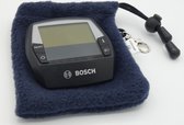 Bosch ebike display hoesje displayhoesje intuvia - Donker Blauw DLX - fleece