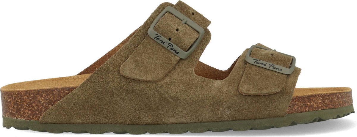 Toni Pons Slippers GER-QT-ARMY PIEL -42 Groen
